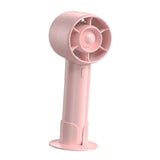 Maxbell Handheld Mini Fan Fashion Mute Tabletop Fan for Dorm Apartment Birthday Gift Pink