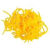 Maxbell 100Pcs Silicone Fishing Beads Lure Fishing Line Beads Fishing Gear Accessory Yellow