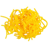 Maxbell 100Pcs Silicone Fishing Beads Lure Fishing Line Beads Fishing Gear Accessory Yellow