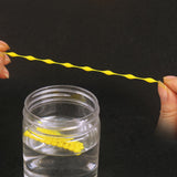 Maxbell 100Pcs Silicone Fishing Beads Lure Fishing Line Beads Fishing Gear Accessory Yellow
