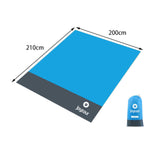 Maxbell Picnic Blanket Folding Oversized Picnic Mat Rug for Summer Activities Travel Blue