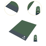 Maxbell Picnic Blanket Folding Oversized Picnic Mat Rug for Summer Activities Travel Green