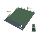 Maxbell Picnic Blanket Folding Oversized Picnic Mat Rug for Summer Activities Travel Green