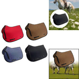 Maxbell Horse Saddle Pad Outoor Sports Protector AntiSlip Soft Comfortable Shock Pad Red