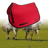 Maxbell Horse Saddle Pad Outoor Sports Protector AntiSlip Soft Comfortable Shock Pad Red