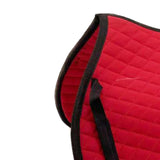 Maxbell Horse Saddle Pad Outoor Sports Protector AntiSlip Soft Comfortable Shock Pad Red