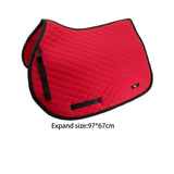 Maxbell Horse Saddle Pad Outoor Sports Protector AntiSlip Soft Comfortable Shock Pad Red