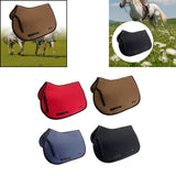 Maxbell Horse Saddle Pad Outoor Sports Protector AntiSlip Soft Comfortable Shock Pad Red