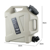Maxbell 12L Water Container for Storage Water Jug Bucket for Picnics Backyard Garden