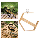 Maxbell Maxbell Portable Incense Coil Burner Holder Incense Burner Holder for Outdoor Hiking Khaki