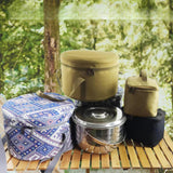 Maxbell Camping Cookware Storage Bag Container Case BBQ Organizer Cooking Travel Bag