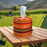 Maxbell Toilet Paper Storage Holder Paper Holder Case Folding for Home Hiking Travel