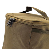 Maxbell Portable Spice Bag Equipment Empty Picnic 5 Grid Kitchen Tableware Carry Bag Khaki