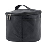 Maxbell Portable Spice Bag Equipment Empty Picnic 5 Grid Kitchen Tableware Carry Bag Black