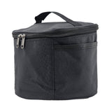 Maxbell Portable Spice Bag Equipment Empty Picnic 5 Grid Kitchen Tableware Carry Bag Black