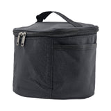 Maxbell Portable Spice Bag Equipment Empty Picnic 5 Grid Kitchen Tableware Carry Bag Black