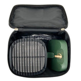 Maxbell Seasoning Bottle Storage Bag Accessories Bag Spice Bag for Hiking Travel BBQ Green