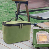 Maxbell Seasoning Bottle Storage Bag Accessories Bag Spice Bag for Hiking Travel BBQ Green