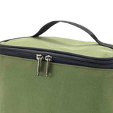 Maxbell Seasoning Bottle Storage Bag Accessories Bag Spice Bag for Hiking Travel BBQ Green