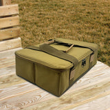 Maxbell Gas Tank Storage Bag Large Capacity Multifunction Hiking Camping Lantern Bag Khaki