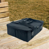 Maxbell Gas Tank Storage Bag Large Capacity Multifunction Hiking Camping Lantern Bag Black