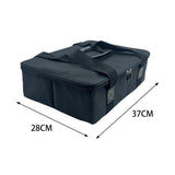Maxbell Gas Tank Storage Bag Large Capacity Multifunction Hiking Camping Lantern Bag Black