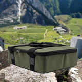 Maxbell Gas Tank Storage Bag Large Capacity Multifunction Hiking Camping Lantern Bag Green