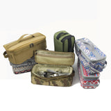 Maxbell Maxbell Grill Carrying Bag Zippers Cookware Storage Bag for Hiking Outdoor Traveling Green