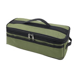 Maxbell Maxbell Grill Carrying Bag Zippers Cookware Storage Bag for Hiking Outdoor Traveling Green