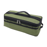 Maxbell Maxbell Grill Carrying Bag Zippers Cookware Storage Bag for Hiking Outdoor Traveling Green