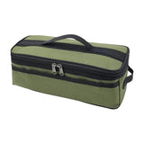 Maxbell Maxbell Grill Carrying Bag Zippers Cookware Storage Bag for Hiking Outdoor Traveling Green