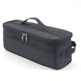 Maxbell Grill Carrying Bag Zippers Cookware Storage Bag for Hiking Outdoor Traveling black