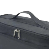 Maxbell Grill Carrying Bag Zippers Cookware Storage Bag for Hiking Outdoor Traveling black