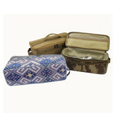 Maxbell Grill Carrying Bag Zippers Cookware Storage Bag for Hiking Outdoor Traveling blue