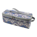 Maxbell Grill Carrying Bag Zippers Cookware Storage Bag for Hiking Outdoor Traveling blue