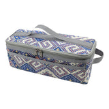 Maxbell Grill Carrying Bag Zippers Cookware Storage Bag for Hiking Outdoor Traveling blue