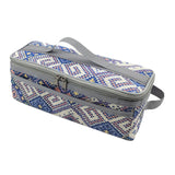 Maxbell Grill Carrying Bag Zippers Cookware Storage Bag for Hiking Outdoor Traveling blue