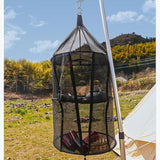 Maxbell Folding Drying Net Large Capacity Sturdy Outdoors for Vegetables Dish Fruits A