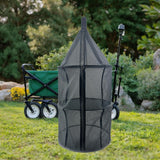 Maxbell Folding Drying Net Large Capacity Sturdy Outdoors for Vegetables Dish Fruits C