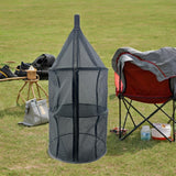 Maxbell Folding Drying Net Large Capacity Sturdy Outdoors for Vegetables Dish Fruits C