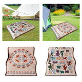 Maxbell Maxbell Boho Throw Blanket Gift Decor Travel Rug Picnic Blanket for Chair Beach Sofa