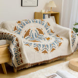 Maxbell Maxbell Boho Throw Blanket Gift Decor Travel Rug Picnic Blanket for Chair Beach Sofa