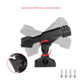 Maxbell Maxbell Boat Fishing Rod Holder 360 Degree Adjustable Fishing Tool for Pontoon Canoe