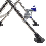 Maxbell Foldable Stool Adjustable Height Compact Footstool for Hiking Sports Fishing