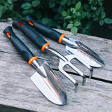 Maxbell 3x Garden Tool Set Heavy Duty Garden Spade for Removal Digging Garden Edging
