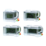 Maxbell Water Container Clear Jug Water Bucket for Emergency Backpacking Handwashing 3L
