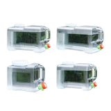 Maxbell Water Container Clear Jug Water Bucket for Emergency Backpacking Handwashing 3L