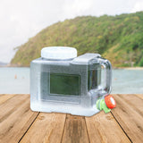 Maxbell Water Container Clear Jug Water Bucket for Emergency Backpacking Handwashing 3L
