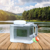 Maxbell Water Container Clear Jug Water Bucket for Emergency Backpacking Handwashing 3L
