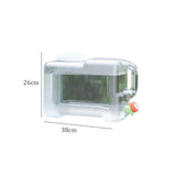 Maxbell Water Container Clear Jug Water Bucket for Emergency Backpacking Handwashing 12L
